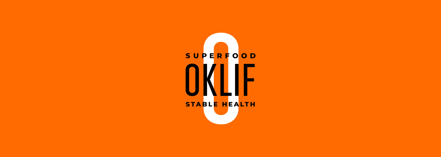 OKLIF superfood banner