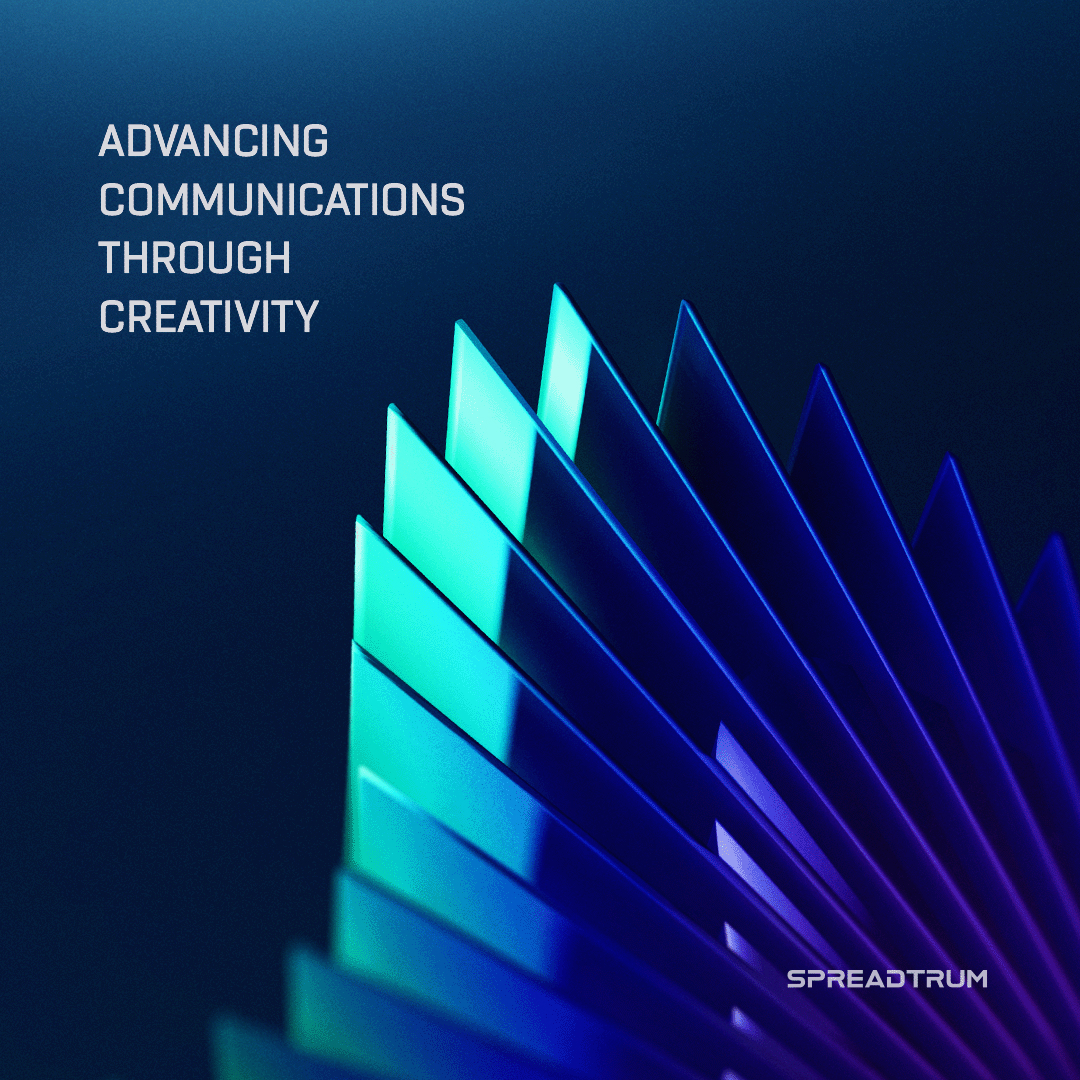 Spreadtrum poster with the slogan Advancing Communications Through Creativity