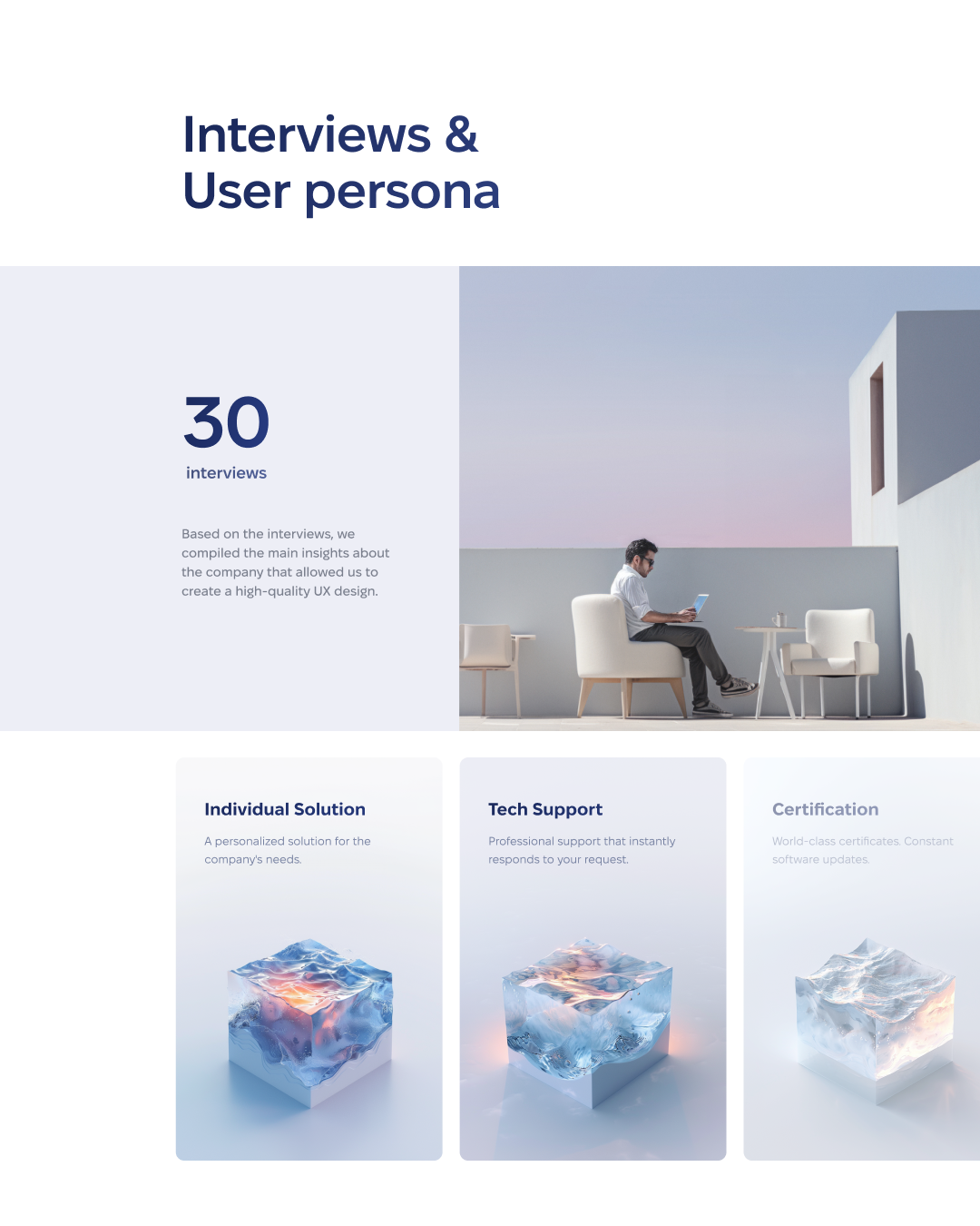 minimalistic website