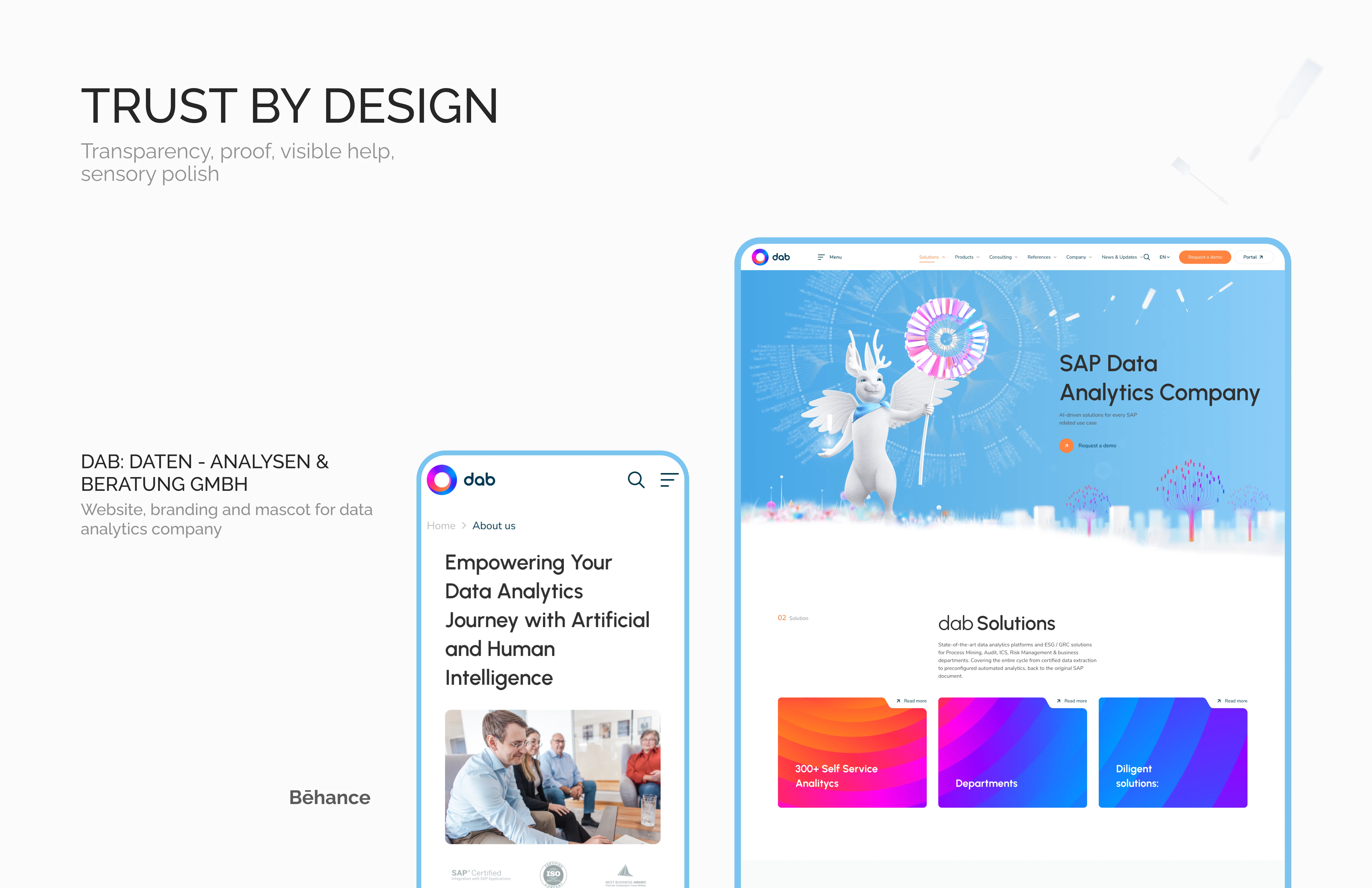 gain trust by webdesign